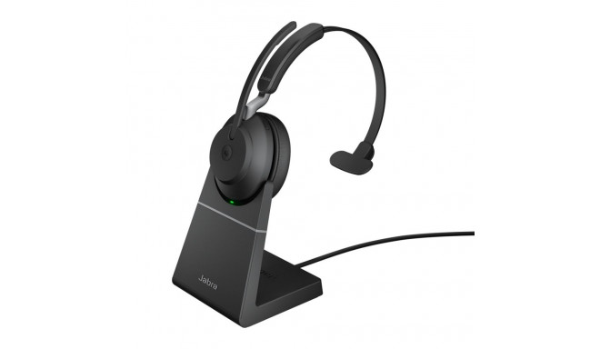 Jabra Evolve2 65 USB-A must MS laadimisalus mono