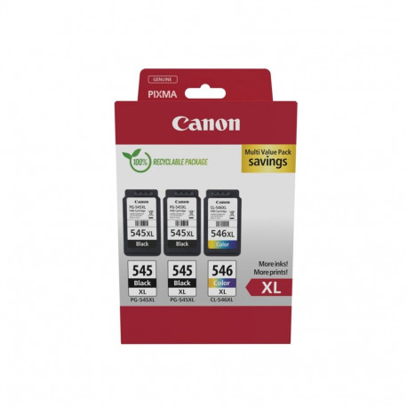 Canon tindikassetid 8286B013 3pc(s) originaalsed suure mahuga (XL), must, tsüaan, magenta, kollane