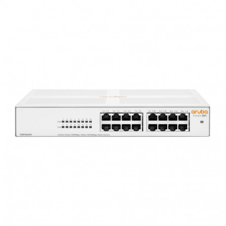 Aruba Instant On lüliti 1430 16G haldamata L2 gigabit ethernet (10/100/1000) 1U, valge