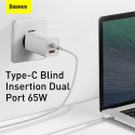 Baseus GaN2 Lite laadija USB-C | 65W valge