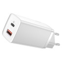 Baseus GaN2 Lite laadija USB-C | 65W valge