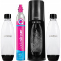 SodaStream Soda Maker Terra Valuepack QC must, sh 2 pudelit (1012812310)