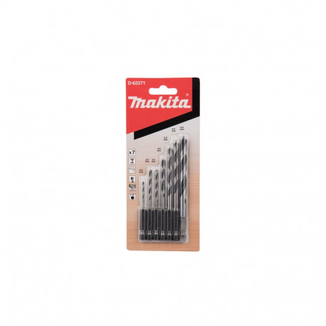 Makita wood drill set 7pcs 1/4 "" D-62371