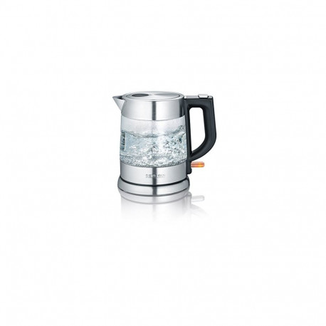 Severin kettle Glass WK 3468 1l, silver