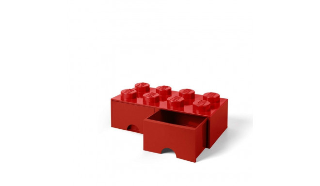 Room Copenhagen LEGO Brick Drawer 8 red - RC40061730