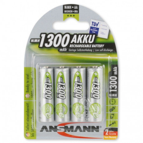 1300mAh (4x AA (Mignon))
