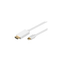 goobay Mini DisplayPort > HDMI white 2m