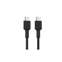 USB-C to USB-C Braided Cable 0.9m 60W, USB2.0 CB-CD45 by Aukey Black