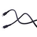 USB-C to USB-C CB-SCC101 Silicone Cable 1m 100W, USB2.0 CB-SCC101 by Aukey Black