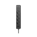 XO WL10 4USB 1.8m power strip (black) XO WL10 4USB 1.8m power strip (black)