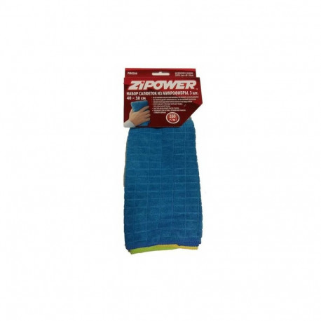 Mikrokiudlappide komplekt 40x30 cm  3tk Zipower