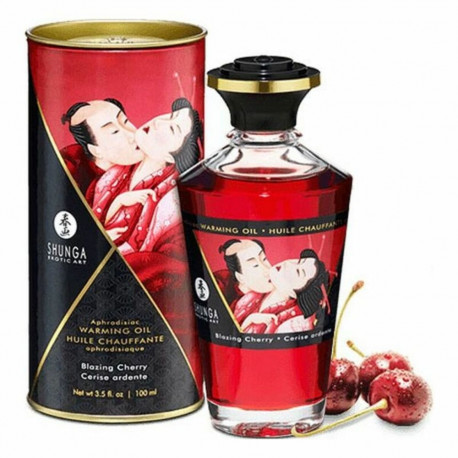 Масло для эротического массажа Shunga вишневый (100 ml)