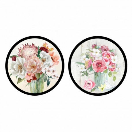 Glezna DKD Home Decor Vāze (80 x 3 x 80 cm) (2 gb.)