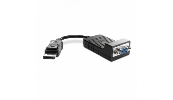 DisplayPort to VGA adapter HP AS615AA Black 20 cm