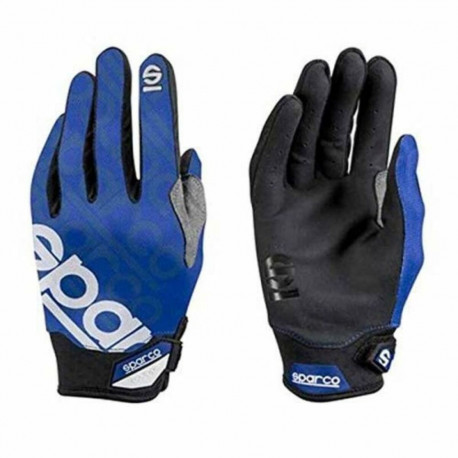 Men's Driving Gloves Sparco MECA 3 Sinine Suurus L