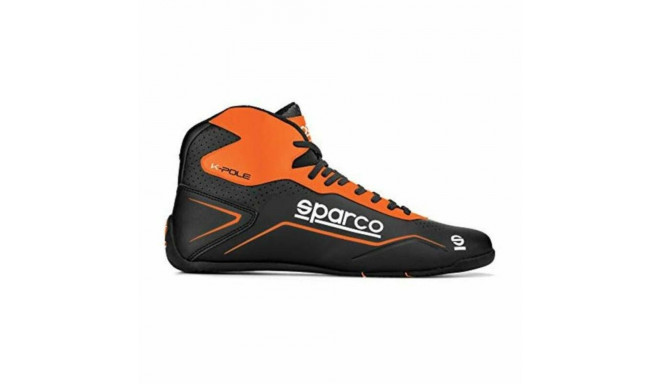 Võidusõidu poolsaapad Sparco K-POLE Oranž/Must Suurus 42 Must
