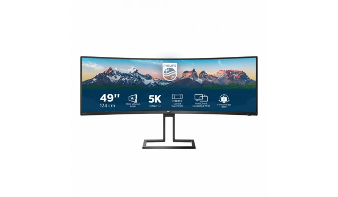 Monitors Philips 498P9/00 49" LCD 49" LED VA LCD Flicker free 50-60  Hz
