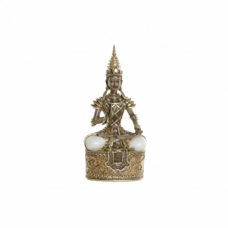 Dekoratiivkuju DKD Home Decor Kuldne Pruun Buddha Vaik (13 x 7 x 27 cm)