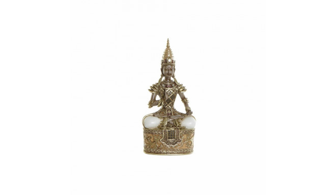 Dekoratīvās figūriņas DKD Home Decor Bronza Brūns Buda Sveķi (13 x 7 x 27 cm)
