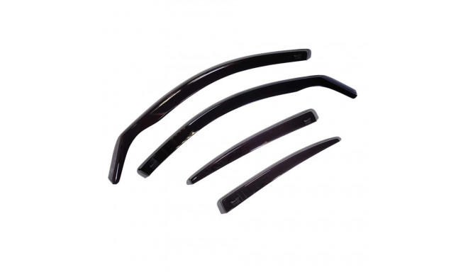Wind deflector HEKO 27180 4 Pieces Frontal Rear