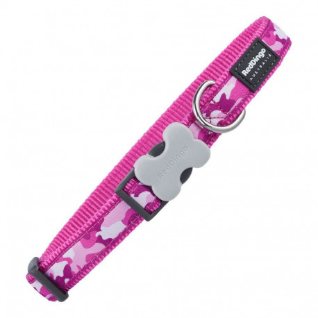 Dog collar Red Dingo Fuchsia Camouflage (2,5 x 41-63 cm)