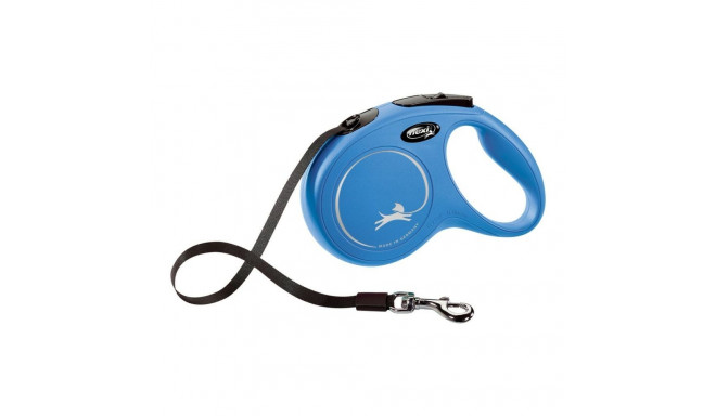 Koerarihm Flexi NEW CLASSIC 5m Sinine Suurus S