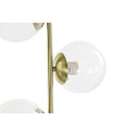 Grīdas lampa DKD Home Decor 35 x 25 x 167 cm Stikls Bronza Metāls Caurspīdīgs 220 V 50 W