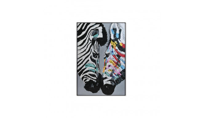 Glezna DKD Home Decor Zebra 80 x 3 x 120 cm Moderns