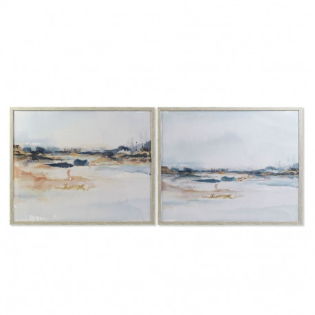 Maal DKD Home Decor Abstraktne Kaasaegne (104 x 4 x 83,5 cm) (2 Ühikut)
