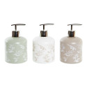Дозатор мыла DKD Home Decor Стеклянный ABS 350 ml (8 x 8 x 14 cm) (3 штук)