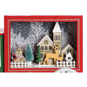 Advendikalender DKD Home Decor Kaubik LED Kerge Puit MDF (31 x 9 x 20 cm)