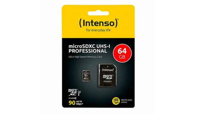 Mikro SD Kaart INTENSO SDXC 64GB