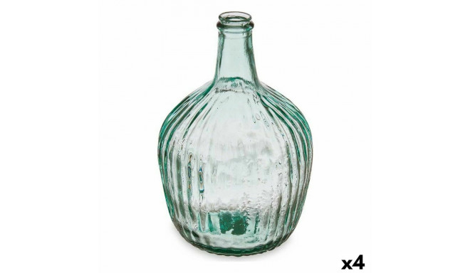 Decorative bottle Gift Decor 2255/04R 2255/04R Transparent Stripes 4 L 19 x 30 x 19 cm 16 x 29,5 x 1