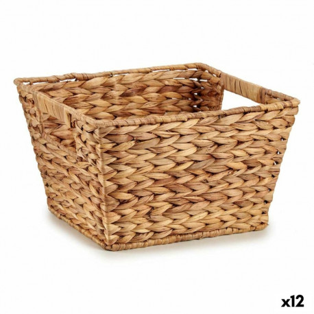 Basket Gift Decor SF28052S SF28052S Brown Metal Water hyacinth (12 Units)