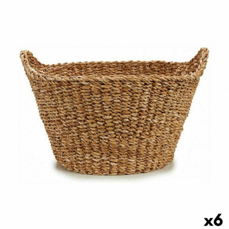 Корзина С ручками Коричневый 21 L 50 x 30 x 49 cm (6 штук)