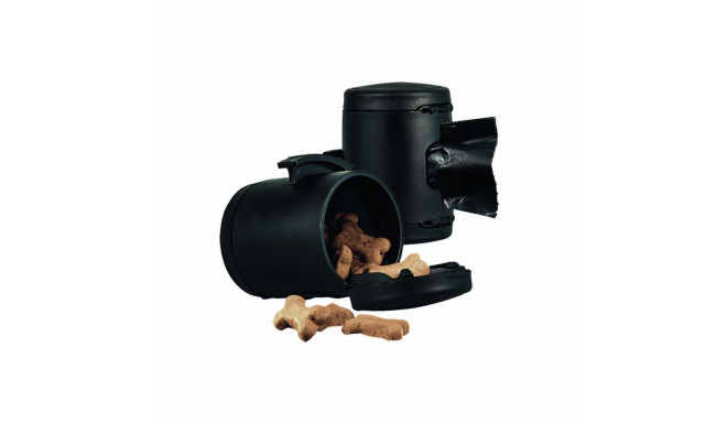 Pet Bag Dispenser Flexi Multibox Grey Plastic Snacks