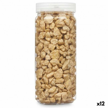 Dekoratīvie akmeņi Dzeltens 10 - 20 mm 700 g (12 gb.)