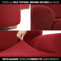 Cover for chaise longue with short left arm Sofaskins NIAGARA 210 - 340 cm - Yellow