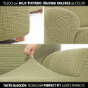 Cover for chaise longue with short left arm Sofaskins NIAGARA 210 - 340 cm - Yellow