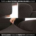 Pārsegs atpūtas krēslam ar īsu kreiso roku Sofaskins NIAGARA 210 - 340 cm - Dzeltens