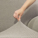 Cover for chaise longue with short left arm Sofaskins NIAGARA 210 - 340 cm - Yellow
