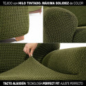 Cover for chaise longue with long left arm Sofaskins NIAGARA 210 - 340 cm - Fuchsia