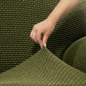 Cover for chaise longue with long left arm Sofaskins NIAGARA 210 - 340 cm - Coral