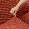 Cover for chaise longue with long left arm Sofaskins NIAGARA 210 - 340 cm - Coral