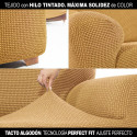 Cover for chaise longue with long left arm Sofaskins NIAGARA 210 - 340 cm - Coral