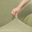 Cover for chaise longue with long left arm Sofaskins NIAGARA 210 - 340 cm - Coral