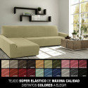 Cover for chaise longue with long left arm Sofaskins NIAGARA 210 - 340 cm - Coral