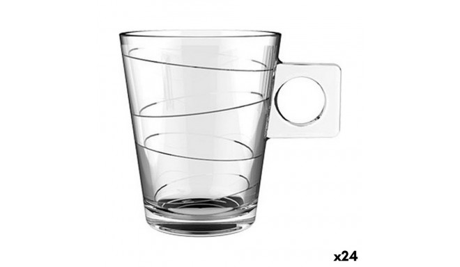 Set Šalica za Kavu Lima onda 80 ml 3 Tükid, osad (24 Ühikut)