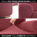 Cover for chaise longue with long left arm Sofaskins NIAGARA 210 - 340 cm - Coral
