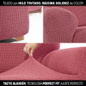 Cover for chaise longue with long left arm Sofaskins NIAGARA 210 - 340 cm - Coral